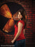 Oversized rusty fan blades built into rough red brick for urban shoots.