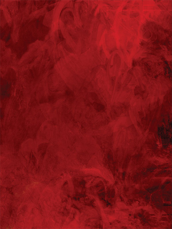 Vibrant Red Abstract Photography Backdrop - A vibrant red abstract photography backdrop featuring swirling patterns, ideal for fashion or artistic photoshoots.