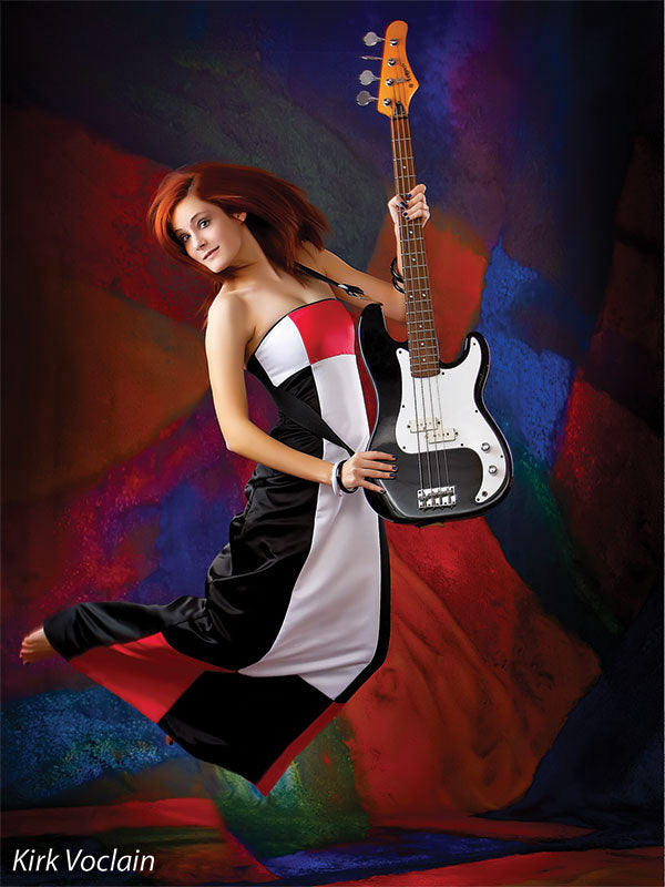 Energetic rainbow-toned backdrop ideal for high-impact creative sessions.