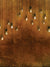 Vintage Hanging Lights Photography Backdrop - Photography backdrop featuring hanging Edison-style light bulbs against a brown, textured background, perfect for warm, moody photoshoots.