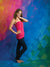 Diagonal blend of vibrant color blocks in yellow, magenta, and green for bold portraits.