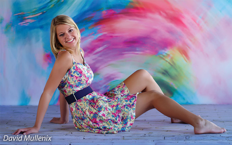 Soft watercolor-effect abstract in energetic, painterly strokes.