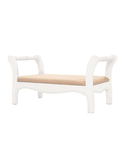 Upholstered Baby Bench Photo Prop