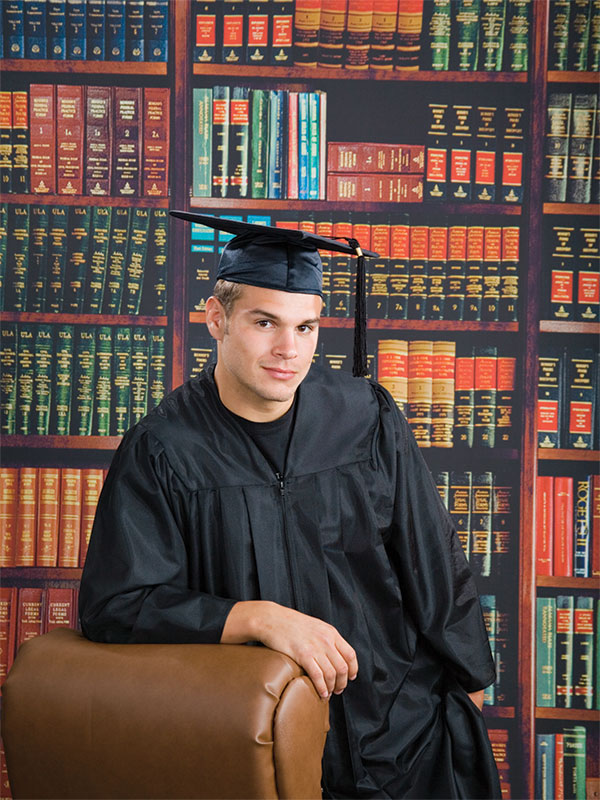 Bookcase Backdrop For Performance Classic Bookcase Photography Backdrop - Denny Mfg
