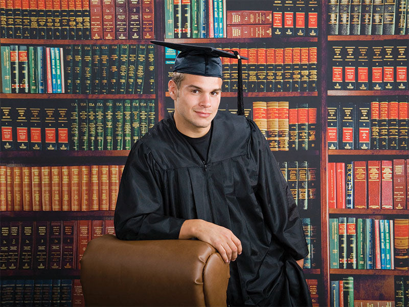Graduation Photo Library Background Graduation Bookshelf Background