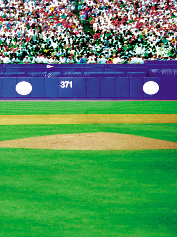 Pitcher's Mound Baseball Printed Photography Backdrop