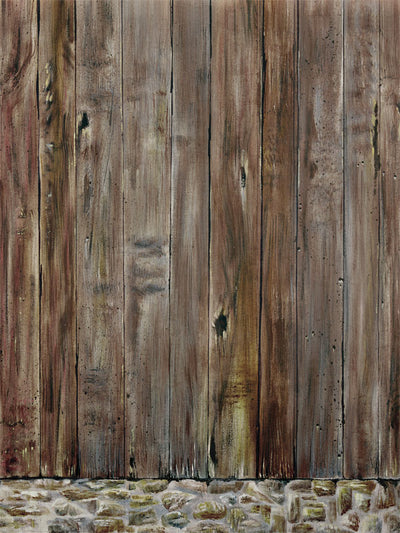 Wooden Wall Printed Photography Backdrop