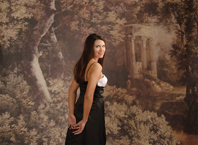 Grecian Garden Printed Photography Backdrop