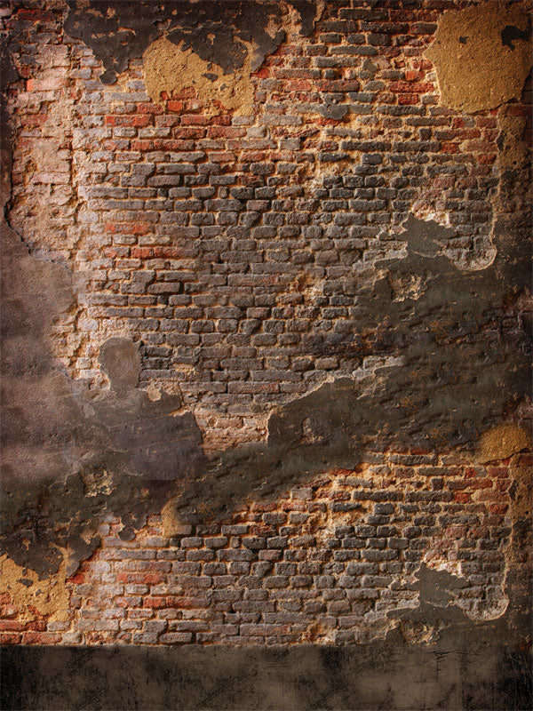 Weathered Bricks Printed Photography Backdrop