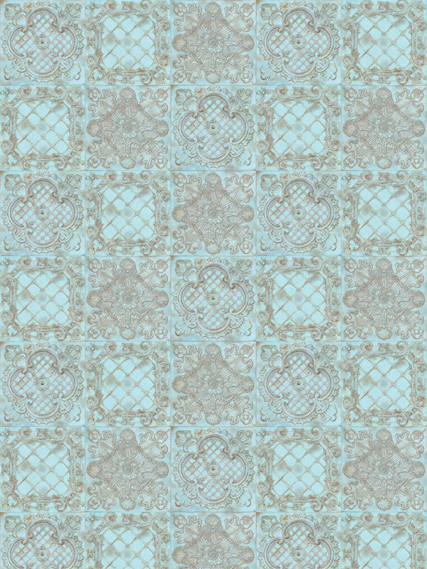 EuroMix Pale Blue Printed Photography Backdrop