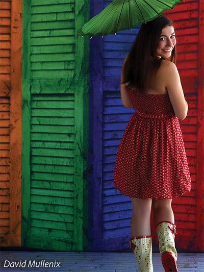 Primary Shutters  Printed Photo Backdrop