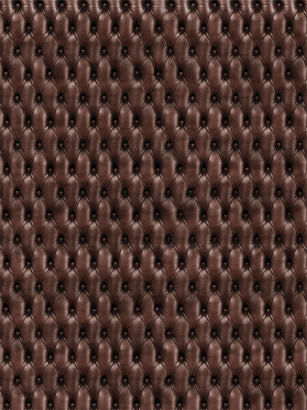 Brown Leather Tuft Printed Photography Backdrop
