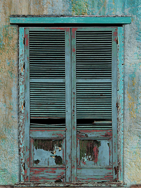 Shutter Doors Printed Photography Backdrop