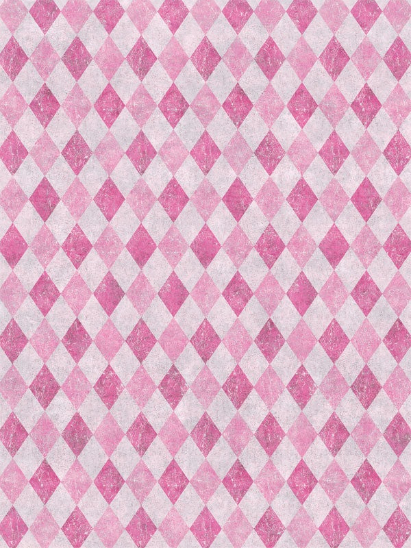 Jester's Court Pink Printed Photography Backdrop