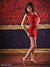 Red Photography Backdrop-Miss Havisham Red