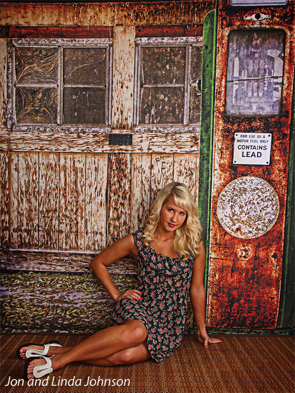 Gasoline Alley Printed Photography Backdrop