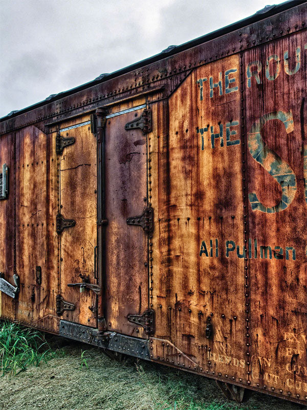 Freight Car Printed Photography Backdrop