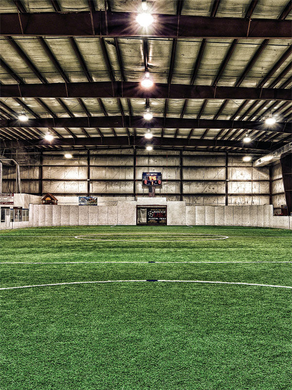 Indoor Soccer Printed Photography Backdrop