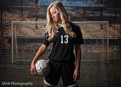 Soccer in the Rough Printed Photo Backdrop