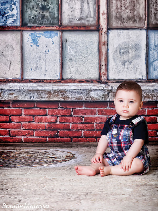 Foundry Backdrop Foundry Brick Printed Photography Backdrop - Denny Mfg