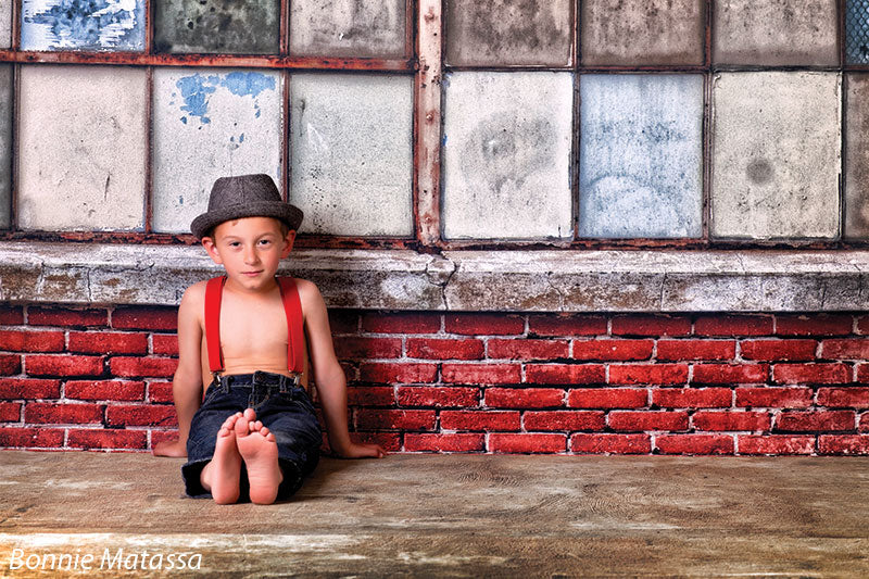 Foundry Backdrop Foundry Brick Printed Photography Backdrop - Denny Mfg