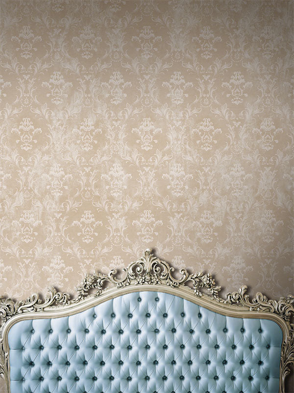 Headboard Blue/Taupe Printed Photography Backdrop