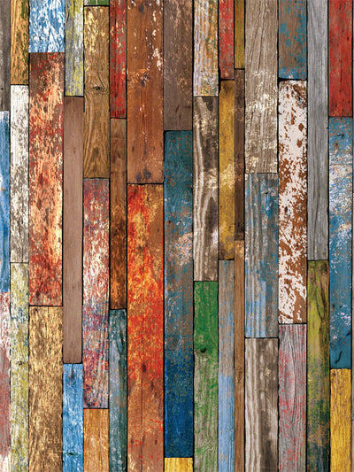 Multi Color Wood Backdrop for Photography