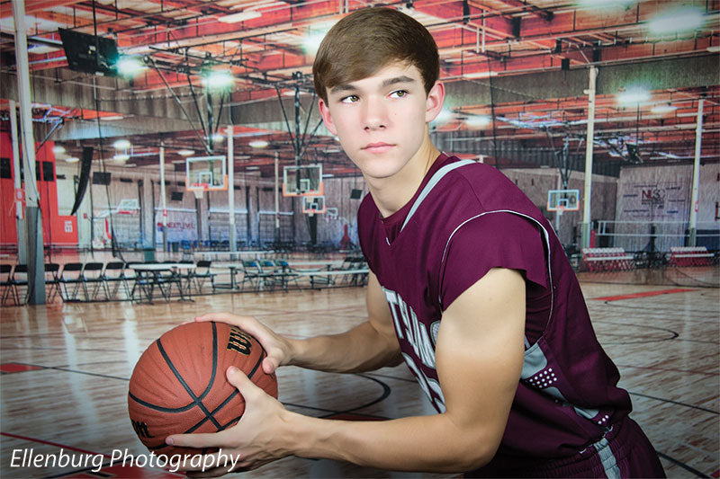 Basketball Gym Photography Backdrop