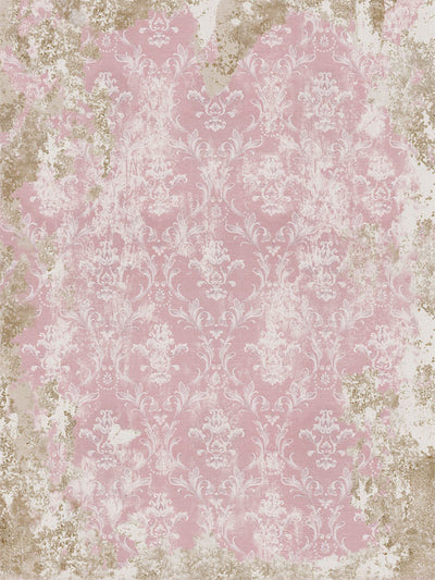 French Antique Baby Pink Printed Photography Backdrop