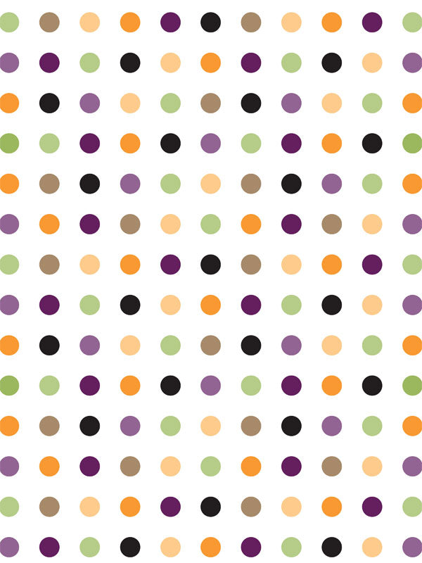 Halloween Candy Dots Printed Photography Backdrop