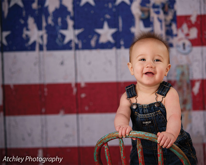 Independence Printed Photography Backdrop