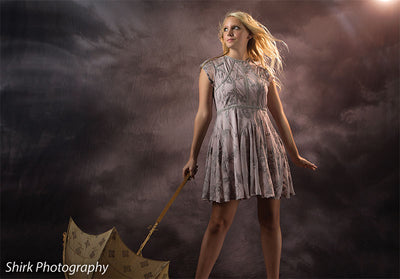 Gray Photography Backdrop - Perfect Storm