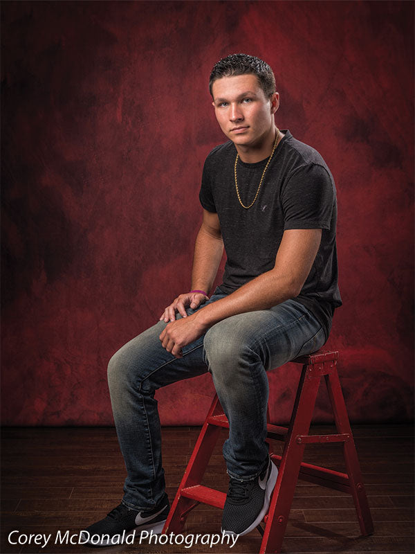 Red Photo Backdrop - Firefly