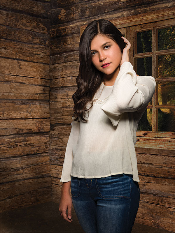 Rustic Cabin Printed Photography Backdrop