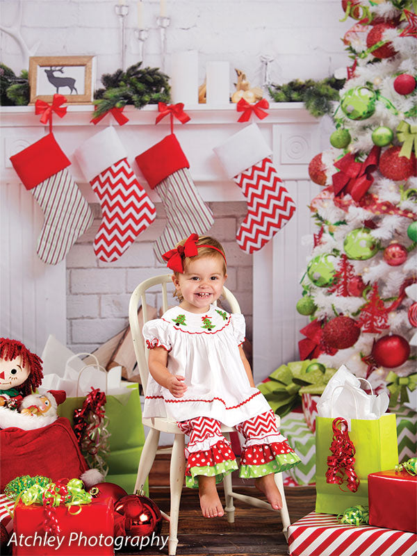 Whimsical Christmas backdrop