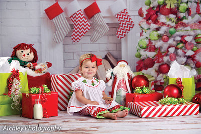 Christmas Whimsy Printed Photography Backdrop