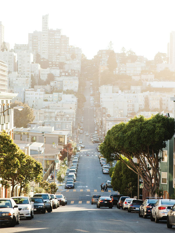 San Francisco Street Printed Photography Backdrop