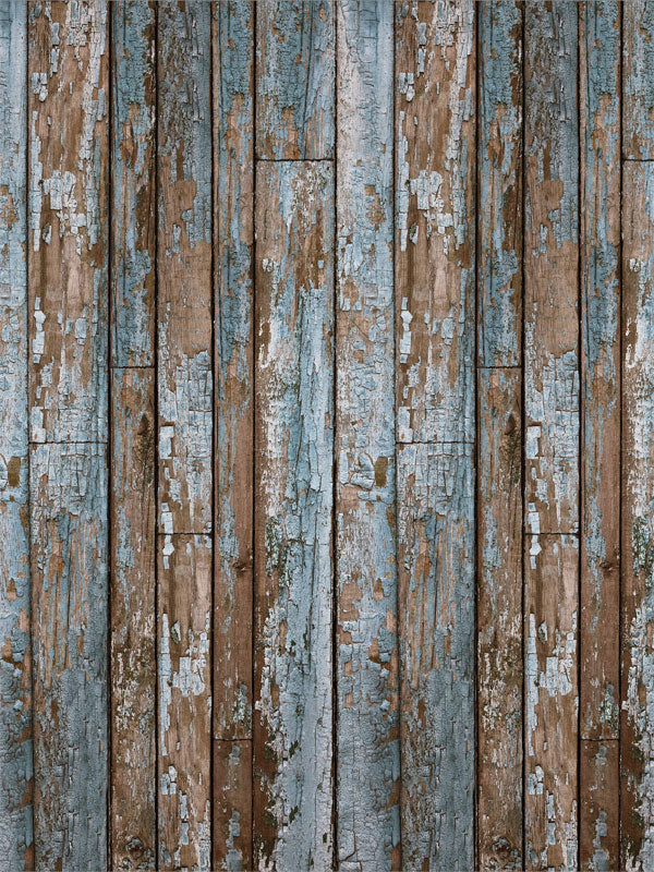 Blue Grunge Wood Photography FloorDrop