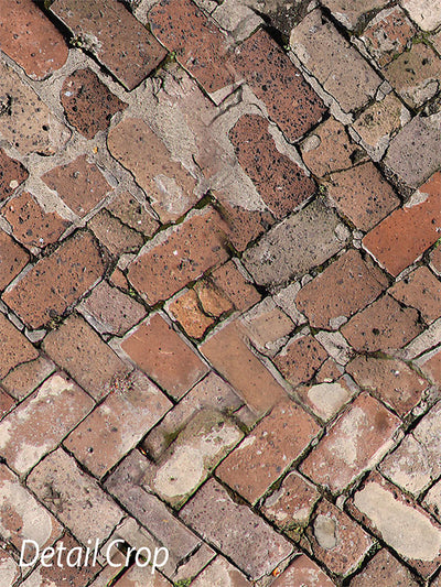 Herringbone Brick Photography Floor Drop