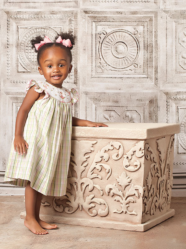 Two Sided Fleur De Lis Bench Prop