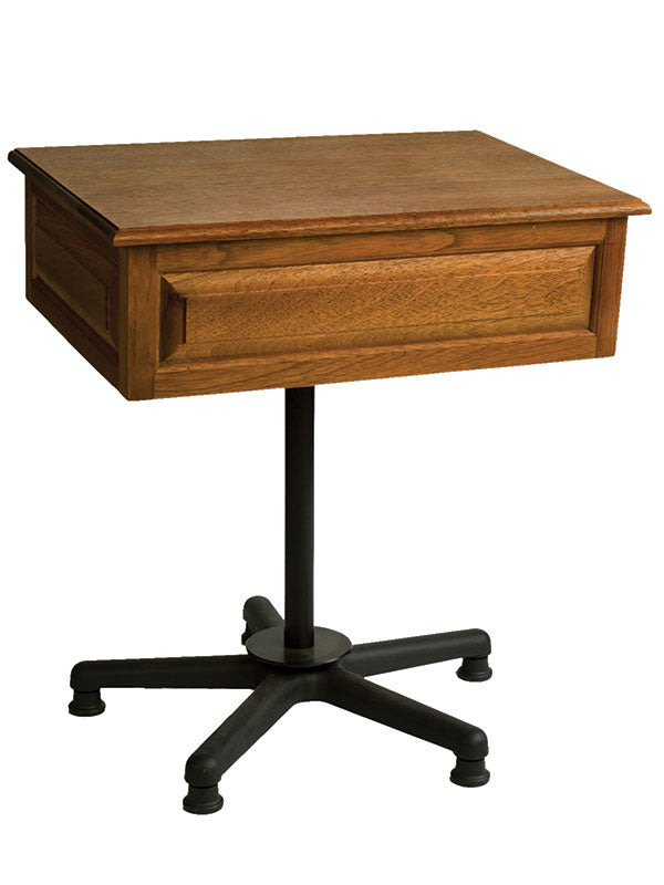 Mahogany Wood School Desk Prop