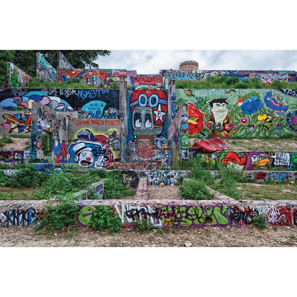 Grafitti Terrace Urban City Art 